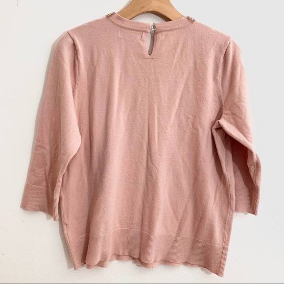 Liz Claiborne rose pink light sweater size L p - Picture 7 of 8